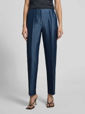 Spodnie cygaretki o kroju regular fit z czystego jedwabiu model 'ORATA' Max Mara Studio