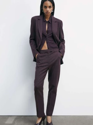 Spodnie cygaretki w kratę PATRIZIA PEPE