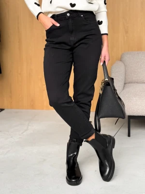 Spodnie Czarne Mom Fit High Waist XL ClothStore