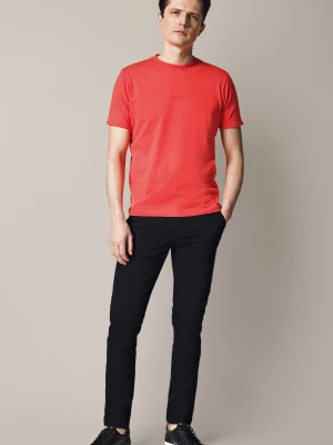 Spodnie Czarne z Bawełną Chino Gareth Lancerto