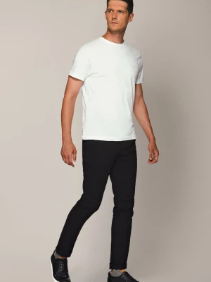 Spodnie Czarne z Bawełną Nolan Lancerto