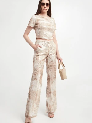 Spodnie damaskie cekinowe ERMANNO FIRENZE