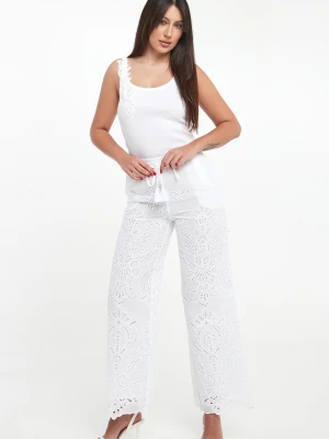 Spodnie damskie ażurowe ERMANNO FIRENZE