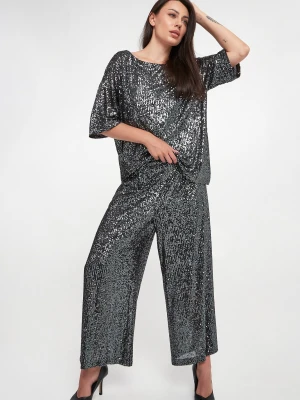 Spodnie damskie cekinowe JOSEPH RIBKOFF