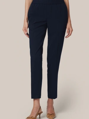 Spodnie Damskie Cygaretki Granatowe Mossi Lancerto