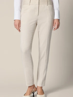 Spodnie Damskie Cygaretki Jasnobeżowe Magione Lancerto
