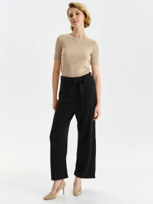 Spodnie damskie czarne - ISP0131CA spodnie długie - - Odzieżowy sklep internetowy TOP SECRET