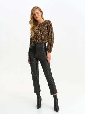 Spodnie damskie czarne - SSP4328CA spodnie długie - TOP SECRET - Odzieżowy sklep internetowy TOP SECRET