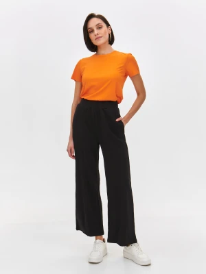 Spodnie damskie czarne - SSP4399CA spodnie długie - TOP SECRET - Odzieżowy sklep internetowy TOP SECRET