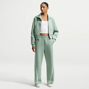 Spodnie damskie do tenisa ze średnim stanem Dri-FIT Nike Advantage - Zieleń
