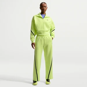 Spodnie damskie do tenisa ze średnim stanem Dri-FIT Nike Advantage - Żółty