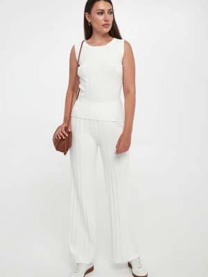 Spodnie damskie dzianinowe Tema MM