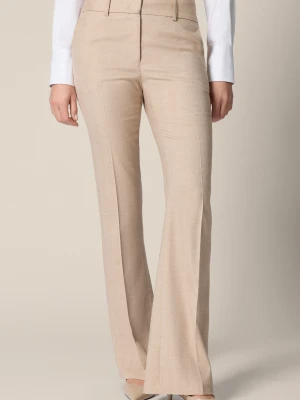 Spodnie Damskie Dzwony Beżowe Torgiano Lancerto