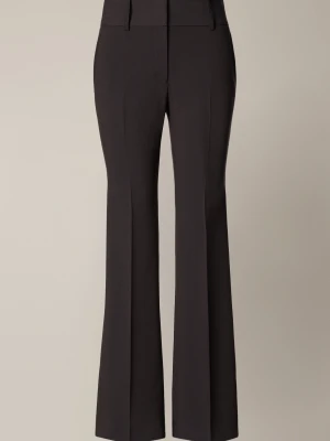 Spodnie Damskie Dzwony Brązowe Bormio Lancerto