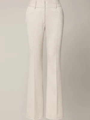 Spodnie Damskie Dzwony Jasnobeżowe Torgiano Lancerto