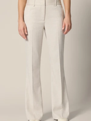 Spodnie Damskie Dzwony Jasnobeżowe Torgiano Lancerto
