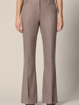 Spodnie Damskie Dzwony Jasnobrązowe Torgiano Lancerto