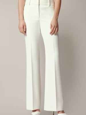 Spodnie Damskie Dzwony Kremowe Bormio Lancerto