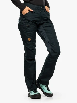 Spodnie damskie Fjallraven Kaipak Trousers Curved - dark navy