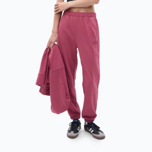 Spodnie damskie GAP Frch Exclusive Easy HR Jogger dry rose