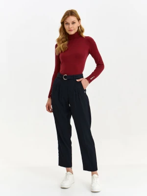 Spodnie damskie granatowe - SSP4358GR spodnie długie - TOP SECRET - Odzieżowy sklep internetowy TOP SECRET