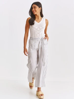 Spodnie damskie granatowe - SSP4466GR spodnie długie - TOP SECRET - Odzieżowy sklep internetowy TOP SECRET