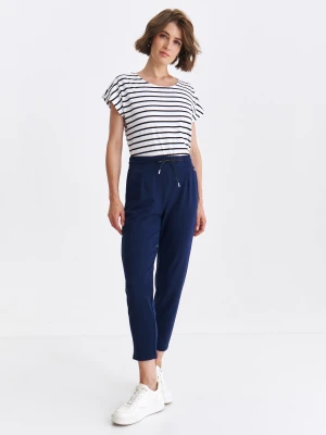 Spodnie damskie granatowe - SSP4476GR spodnie długie - TOP SECRET - Odzieżowy sklep internetowy TOP SECRET