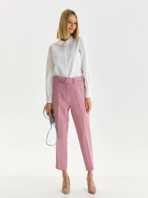 Spodnie damskie jasny róż - SSP4267JR spodnie długie - TOP SECRET - Odzieżowy sklep internetowy TOP SECRET