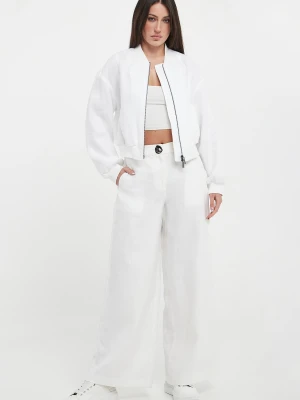 Spodnie damskie lniane ARMANI EXCHANGE