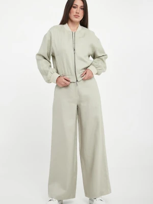 Spodnie damskie lniane ARMANI EXCHANGE