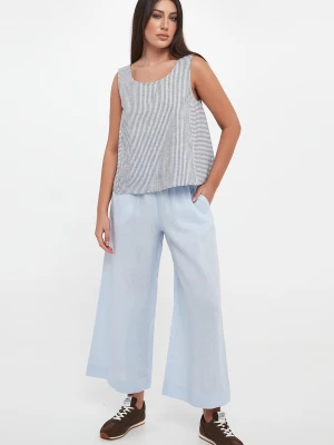 Spodnie damskie lniane Canneti MM