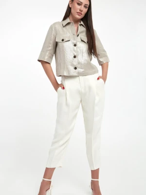 Spodnie damskie lniane ELISABETTA FRANCHI