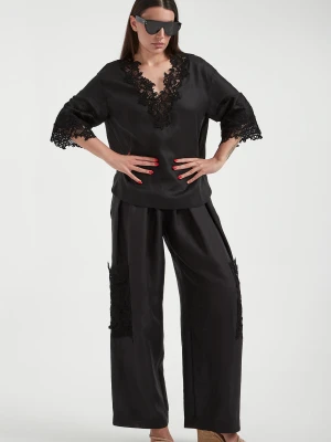 Spodnie damskie lniane ERMANNO SCERVINO LIFE