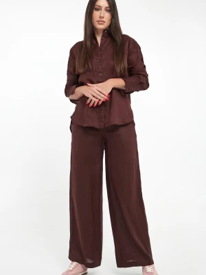 Spodnie damskie lniane Mossi ECOALF