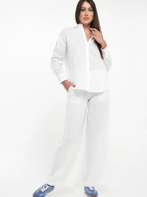 Spodnie damskie lniane Mossi ECOALF