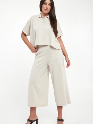 Spodnie damskie lureksowe PESERICO