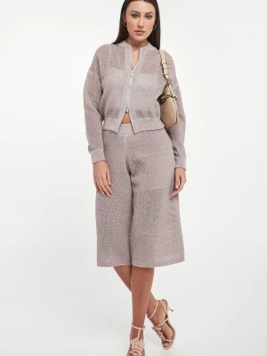 Spodnie damskie lureksowe PESERICO