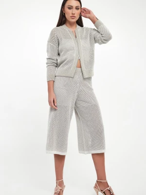 Spodnie damskie lureksowe PESERICO