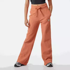 Spodnie damskie New Balance WP23502CDA - pomarańczowe