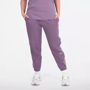 Spodnie damskie New Balance WP33509SHW - fioletowe