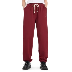 Spodnie damskie New Balance WP41513MHB - bordowe
