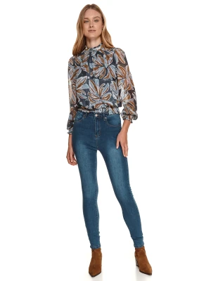 Spodnie damskie niebieskie - SSP3693NI spodnie długie - TOP SECRET - Odzieżowy sklep internetowy TOP SECRET