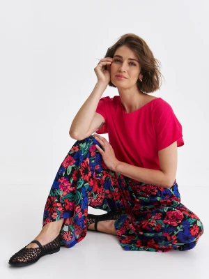 Spodnie damskie niebieskie - SSP4467NI spodnie długie - TOP SECRET - Odzieżowy sklep internetowy TOP SECRET