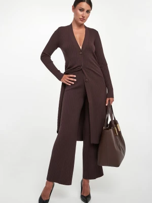 Zdjęcie produktu Spodnie damskie prążkowane TWINSET U&B