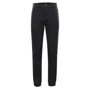 Spodnie damskie trekkingowe Hurfa 2 czarne Alpine Pro