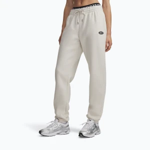 Spodnie damskie Under Armour Icon Fleece Nov Jogger summit white/white