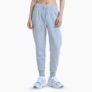 Spodnie damskie Under Armour Rival Fleece Joggers mod gray light heather/white