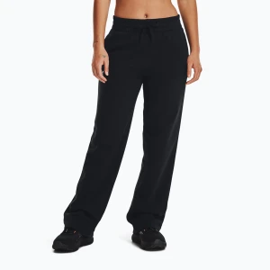 Spodnie damskie Under Armour Rival Fleece Straight Mod Rack black / white