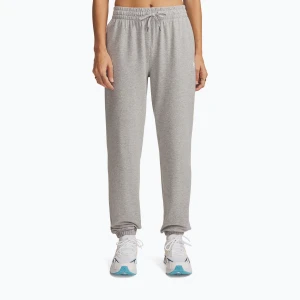 Spodnie damskie Under Armour Sport Terry Jogger Mod gray light heather/white