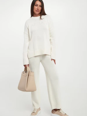 Spodnie damskie wełniane ARMANI EXCHANGE